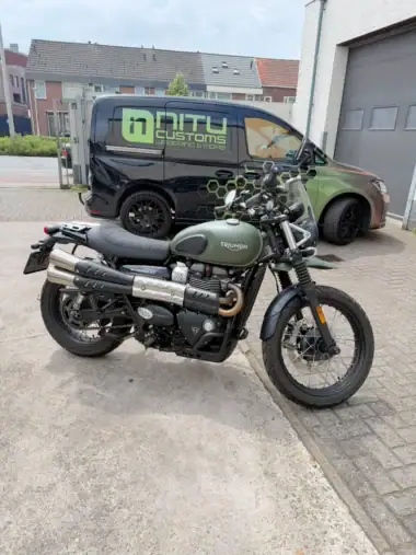 Motor wrappen Triumph
