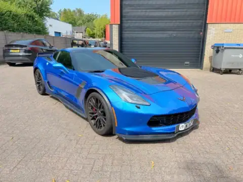 ramen tinten blauwe corvette rondom blinderen