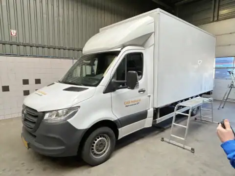 wrappen beletteren bedrijfswagen bakwagen