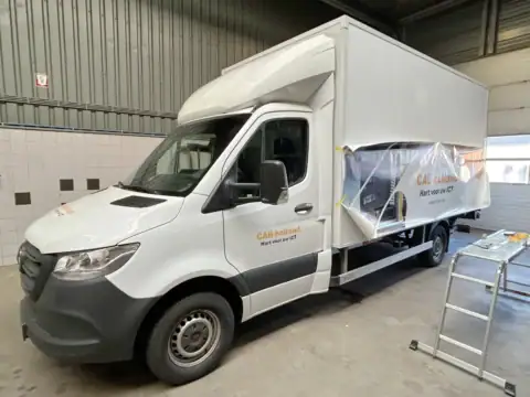 wrappen beletteren bedrijfswagen bakwagen start