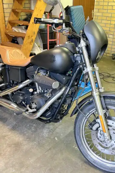 Professionele restyling van Harley Davidson